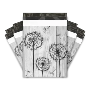 10x13 Dandelion Designer Poly Mailers Shipping Envelopes Premium Printed Bags