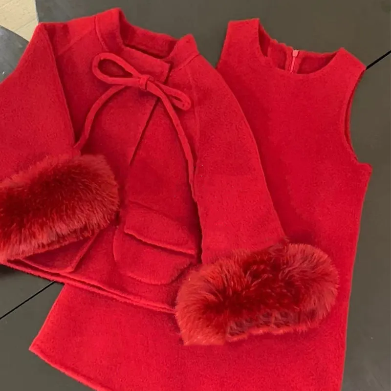 Baby Girl New Year Christmas Warm Coat