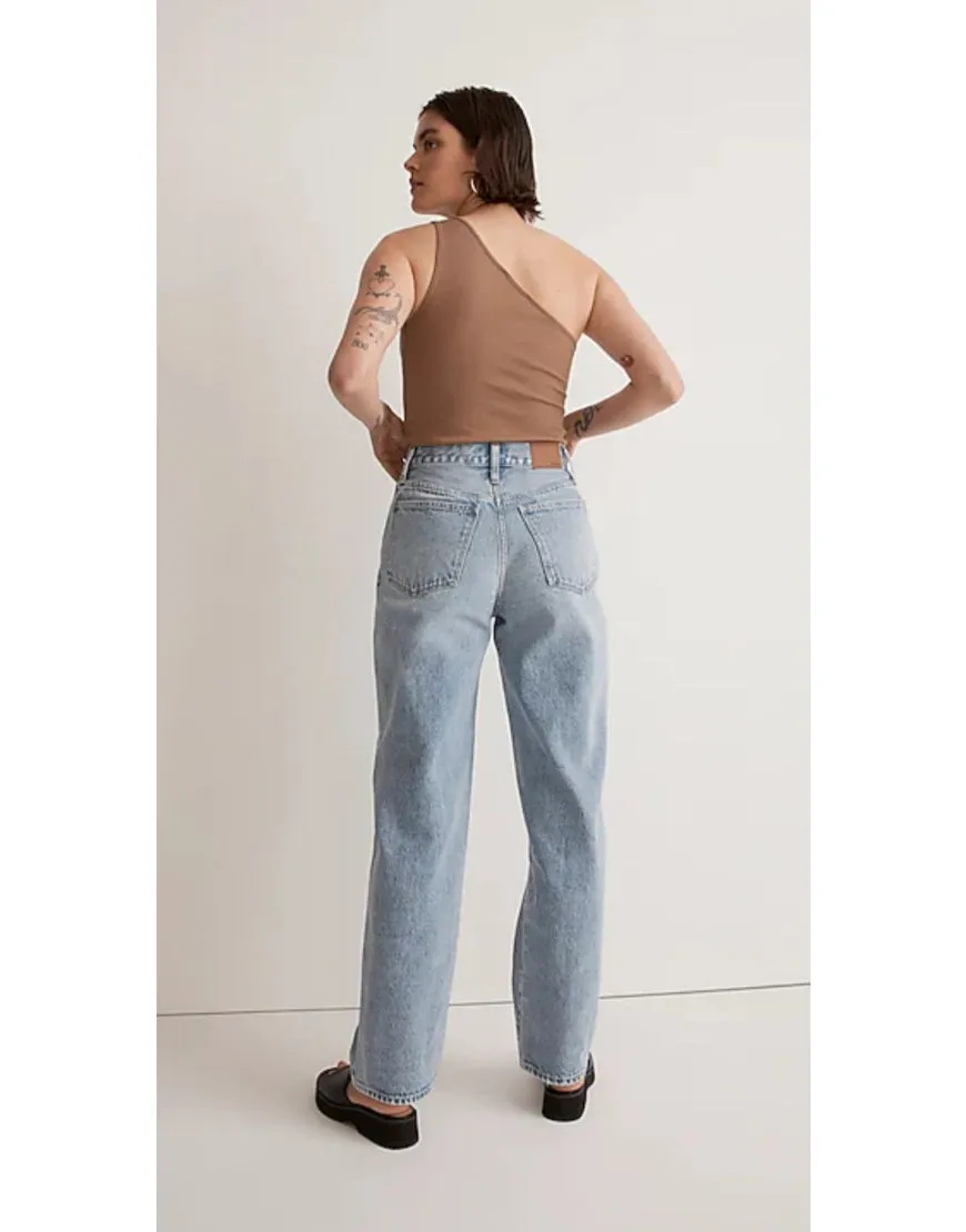 Baggy Straight Jeans in Light Blue