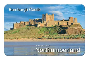 Bamburgh Castle Flexible Fridge Magnet