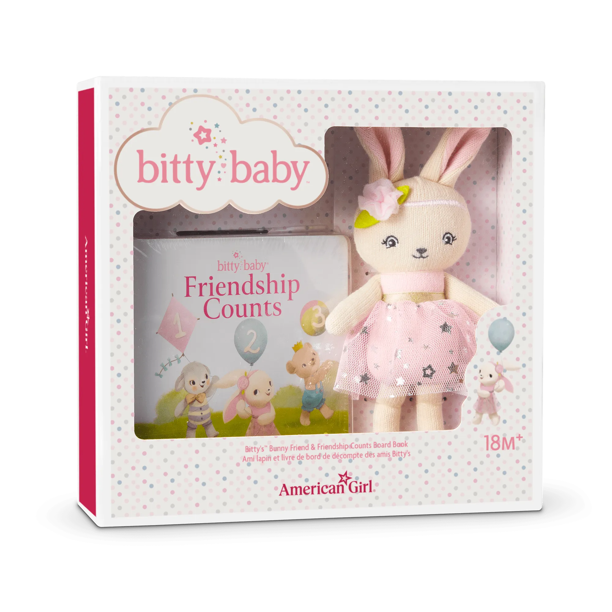 Bitty’s™ Bunny Friend & Friendship Counts Board Book