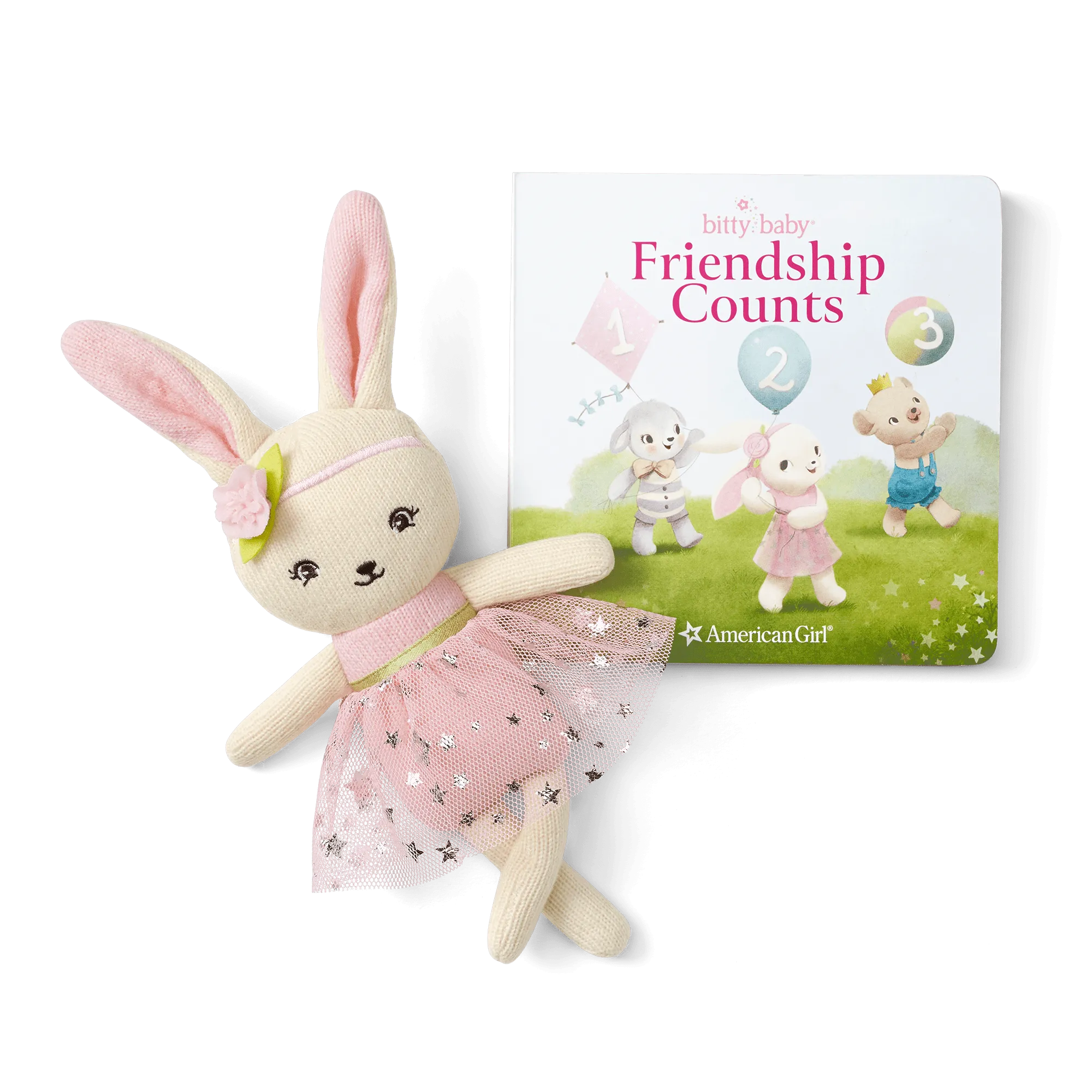 Bitty’s™ Bunny Friend & Friendship Counts Board Book