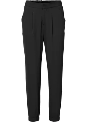 Bodyflirt loose fit trousers, black