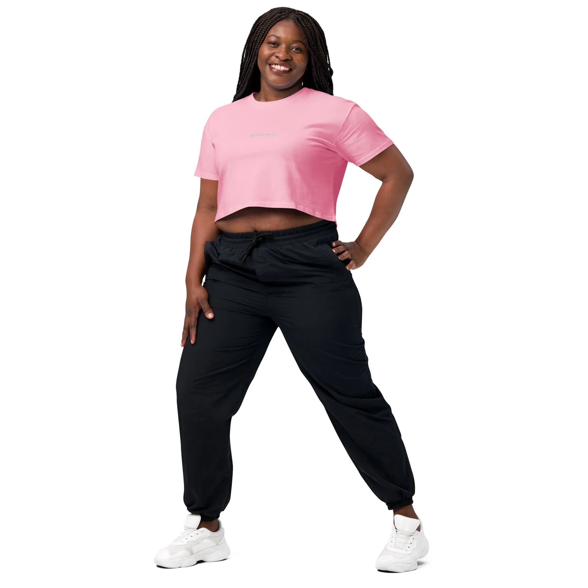 BOYFRIEND CROP TOP TEE GIRLSTRONG