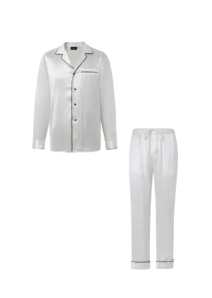 Classic White Men's Pyjama Set