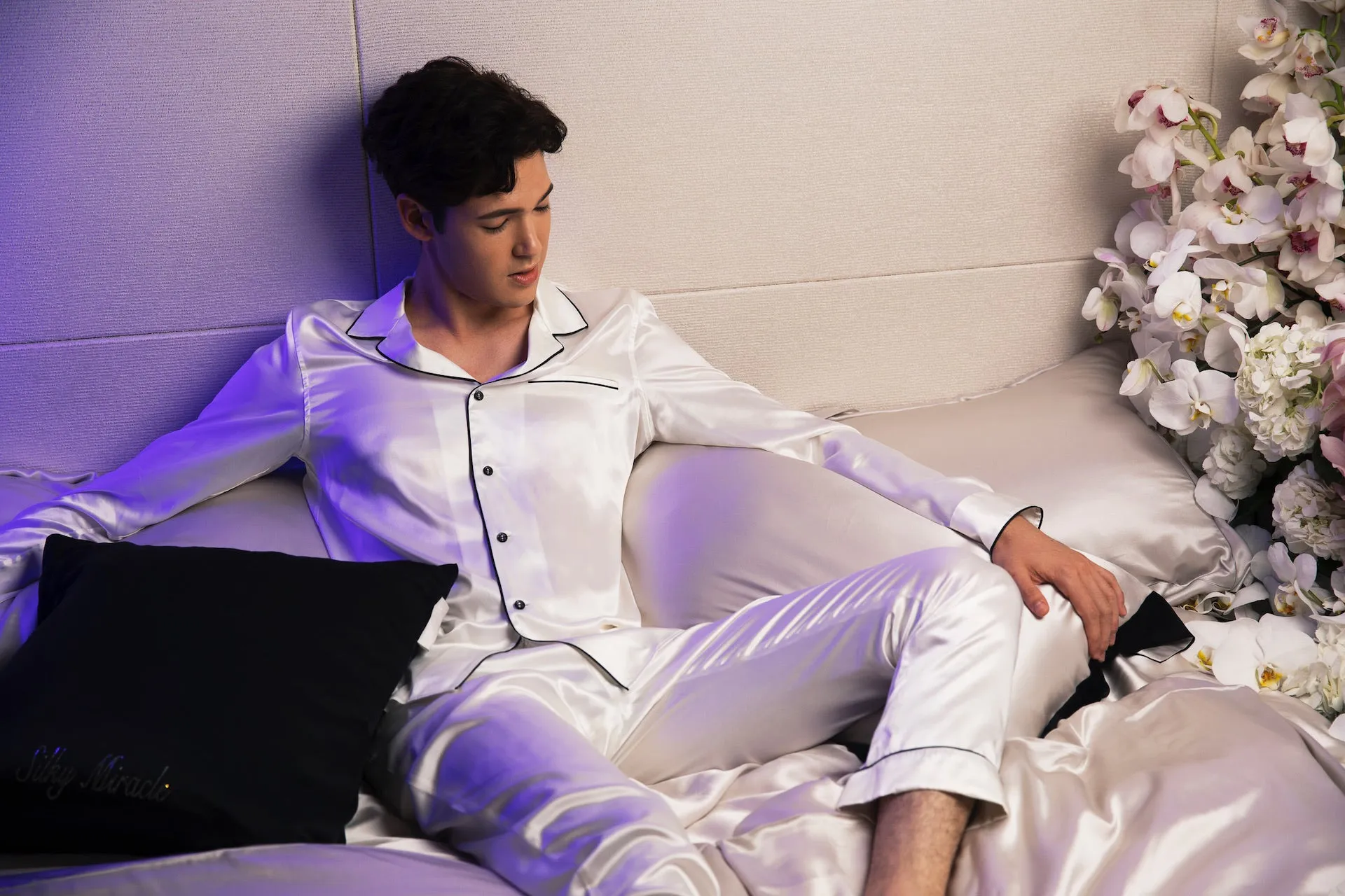 Classic White Men's Pyjama Set