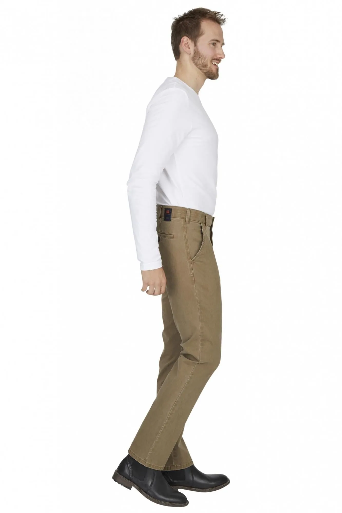 Club Of Comfort Garvey Cotton Trousers 6421 F R