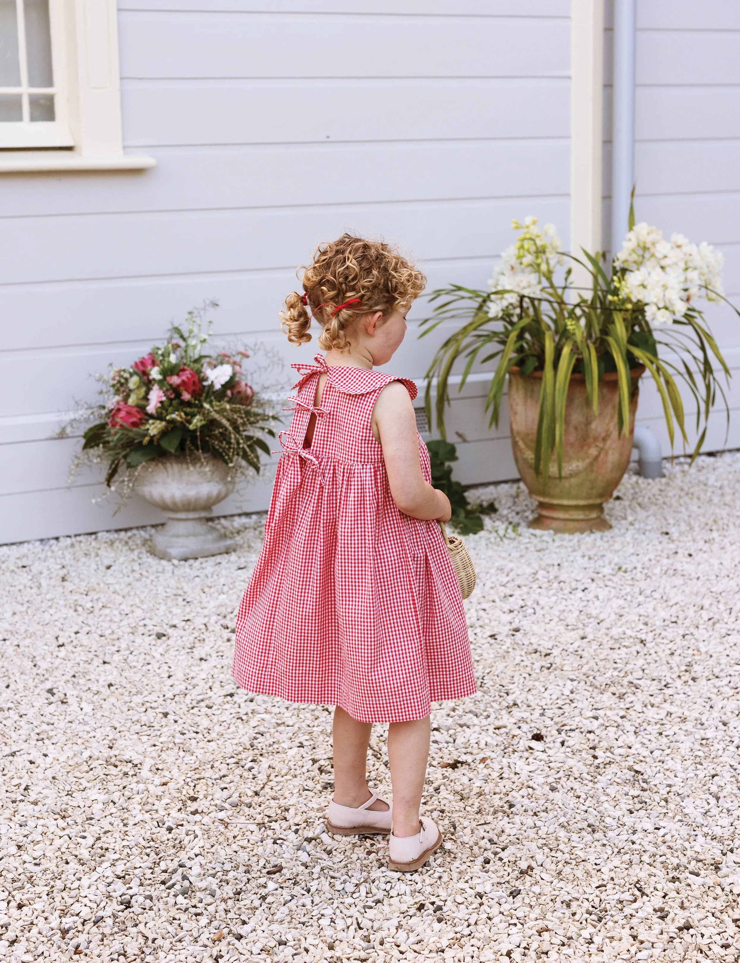 Colette Dress in Cherry Gingham