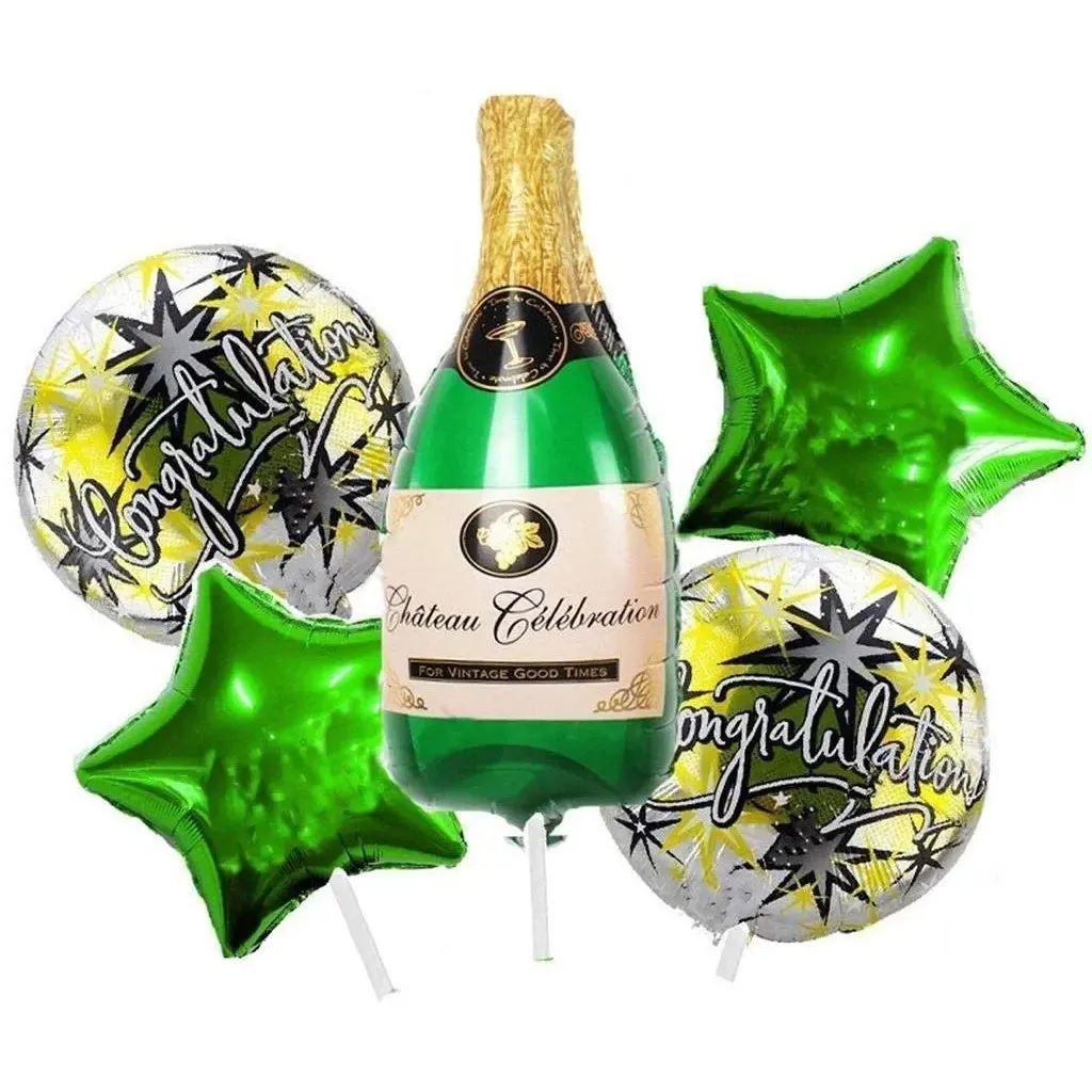 Congratulations Champagne Foil Balloon Bouquet