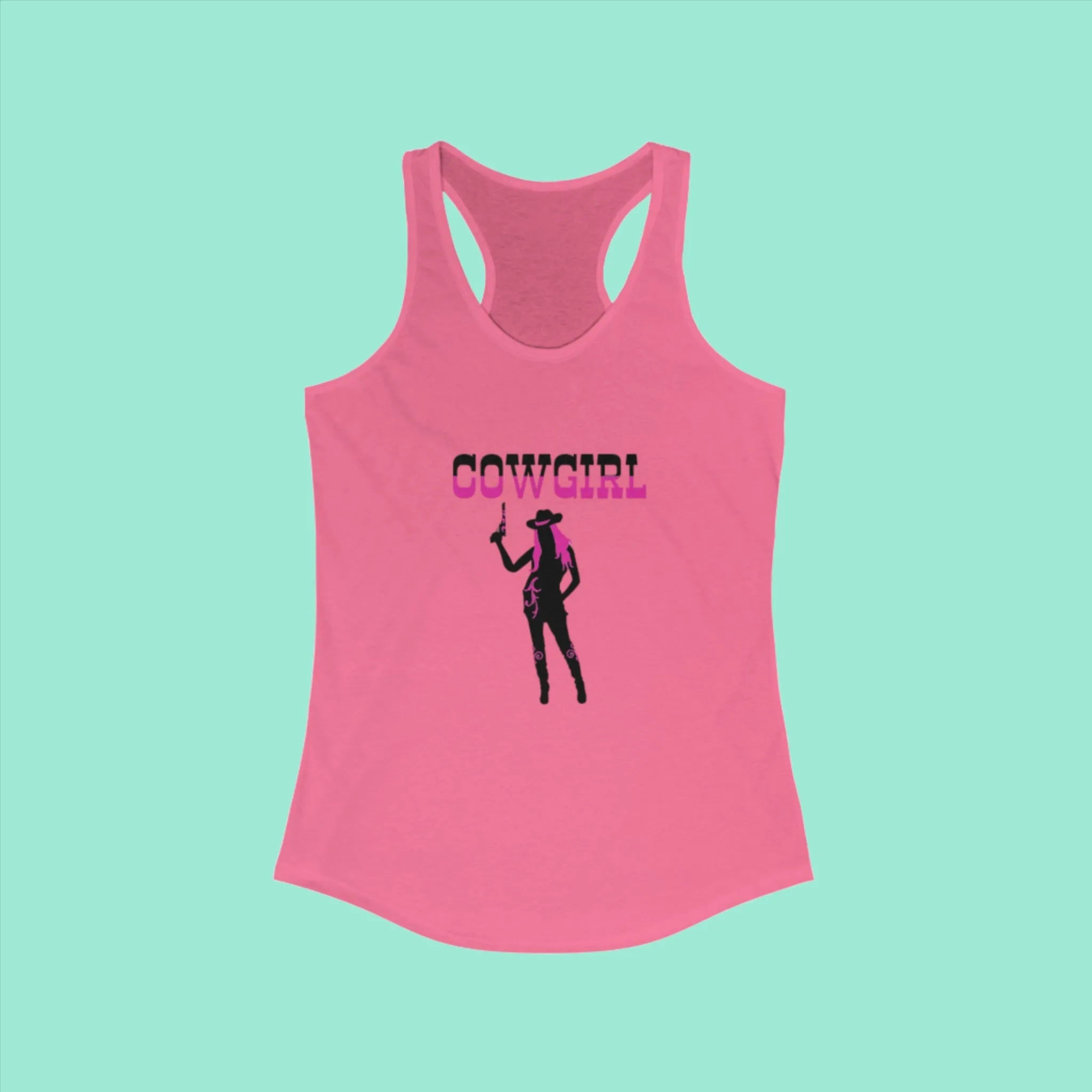 Cowgirl Country Women's Ideal Racerback Tank