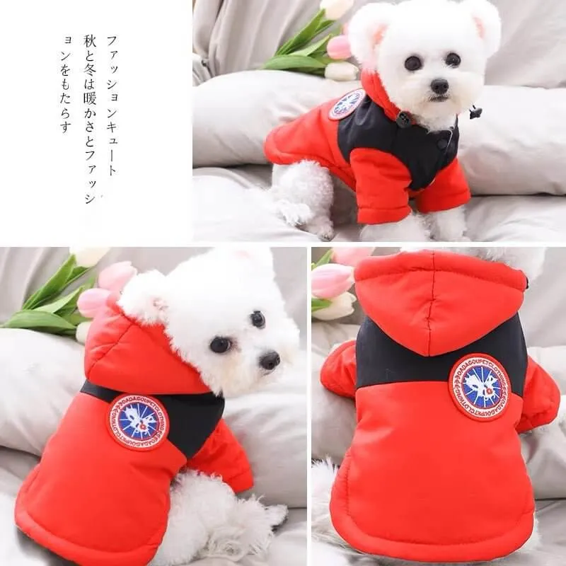 Dog Warm Jacket Winter Coat 4 Colors