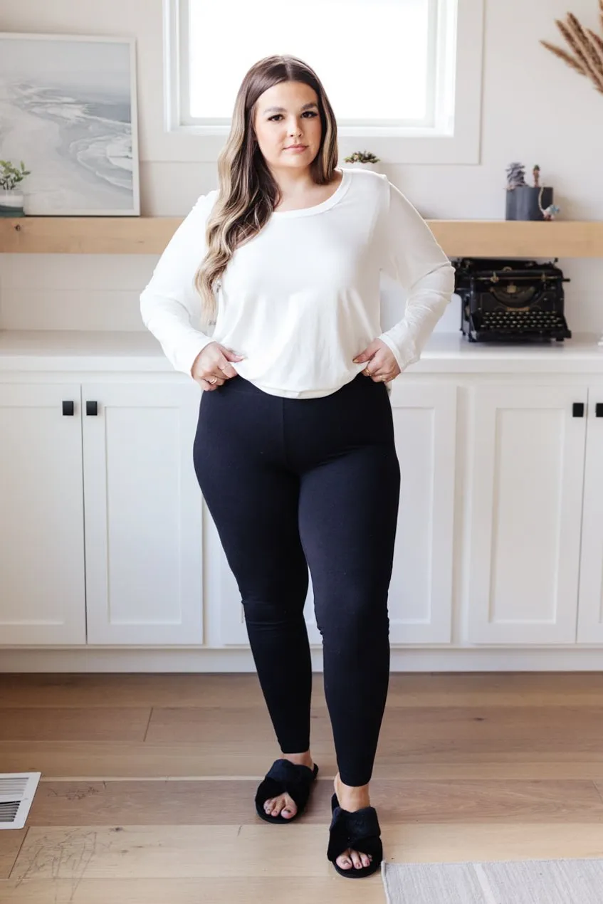 DOORBUSTER Living in Style High Waist Leggings in Black