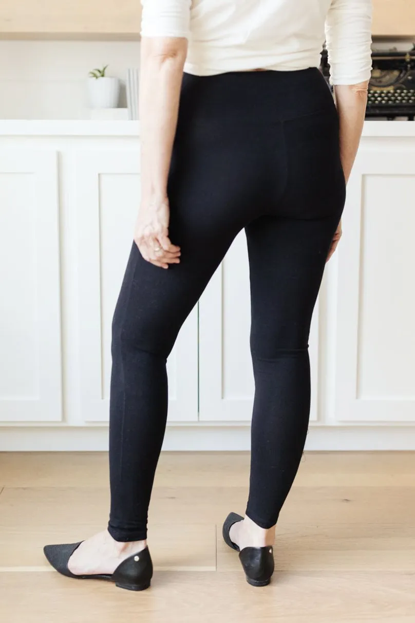 DOORBUSTER Living in Style High Waist Leggings in Black