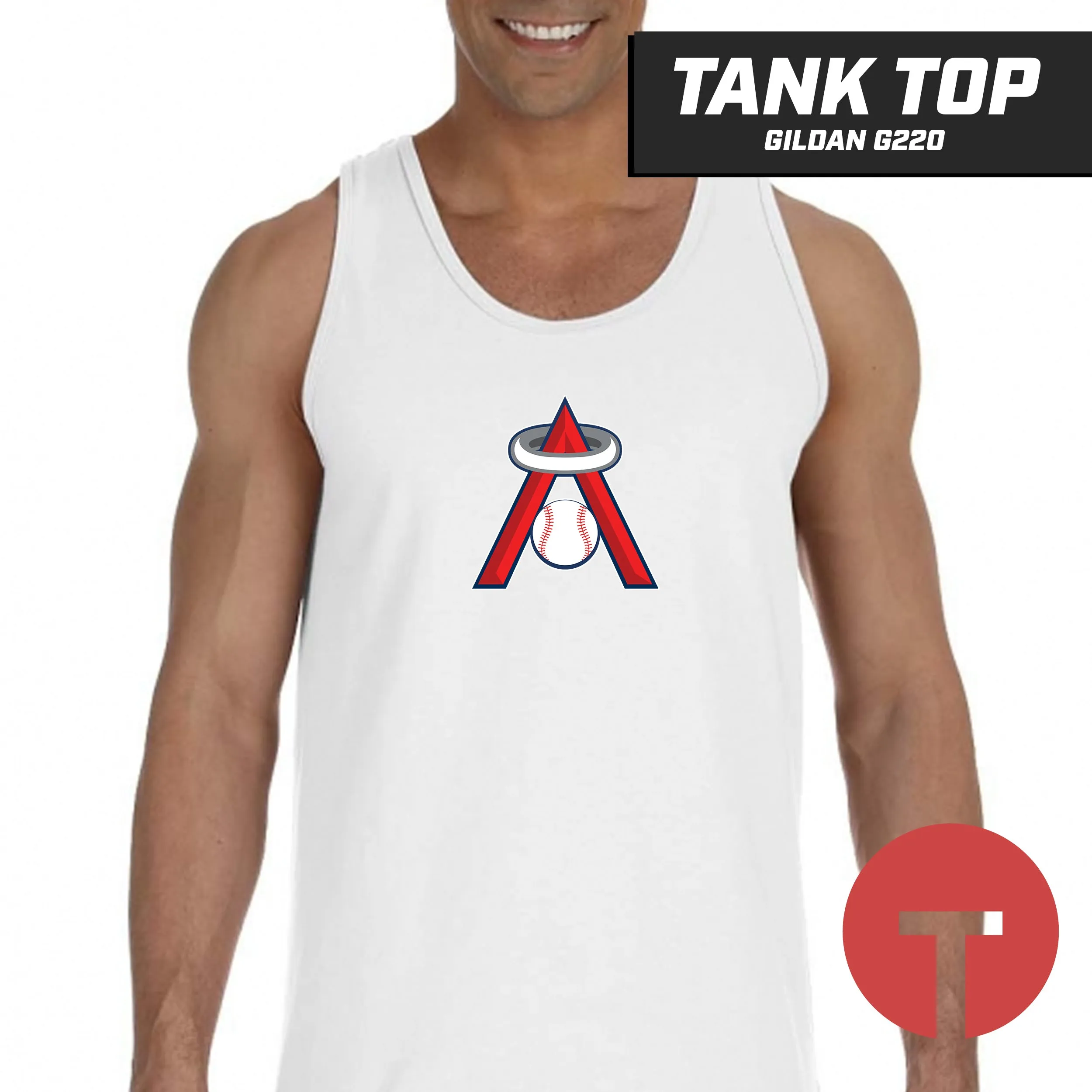 East Cobb Angels - LOGO 1 - Tank Top Gildan G220