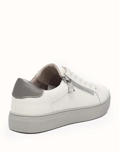 EVERAU® Chloe White Sneakers