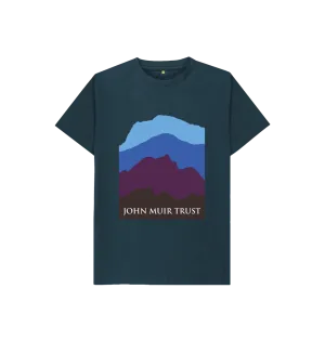 Four Mountains Kid's T-Shirt - New Blue