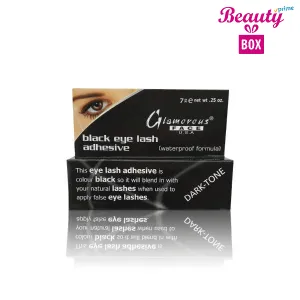 GLAMOROUS BLACK EYE LASH ADHESHIVE BARK TONE