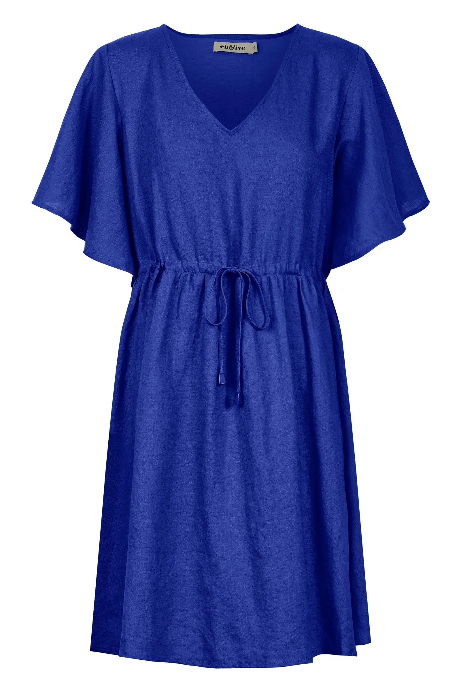 Halcyon Tie Dress - Cobalt