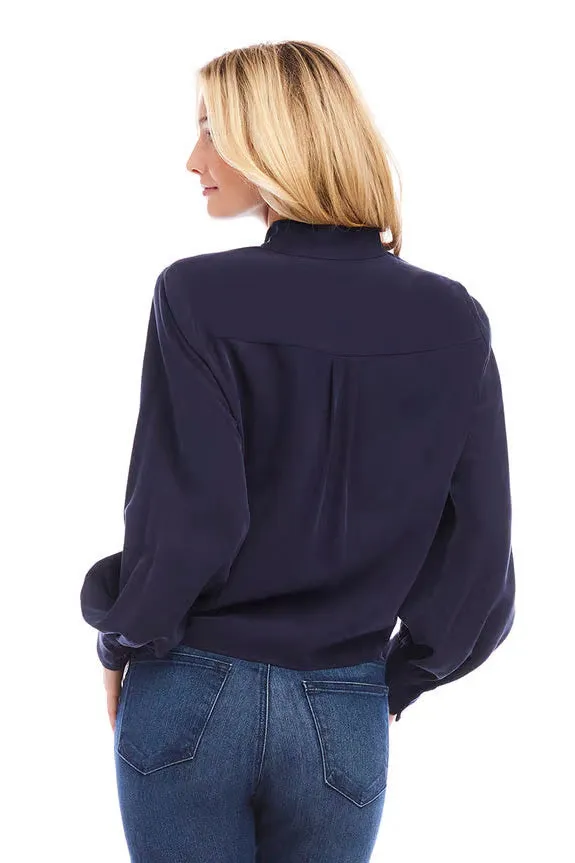 Karen Kane Tie Front Blouse