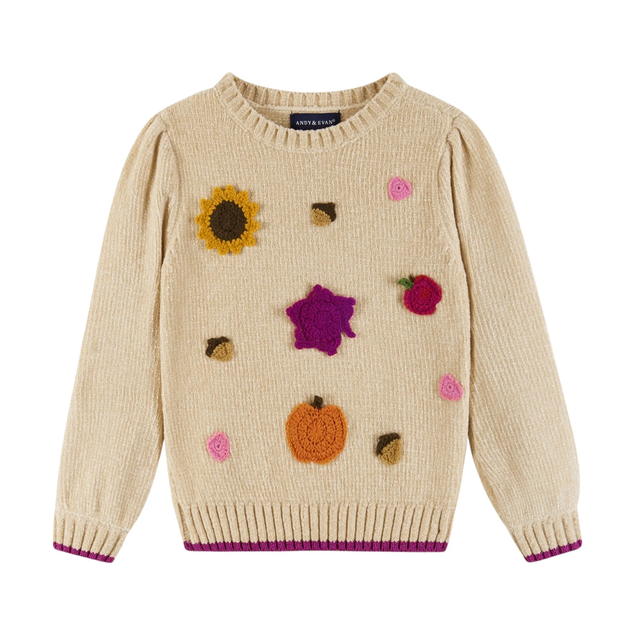 Kids Chenille Sweater & Glitter Legging Set | Fall Themed