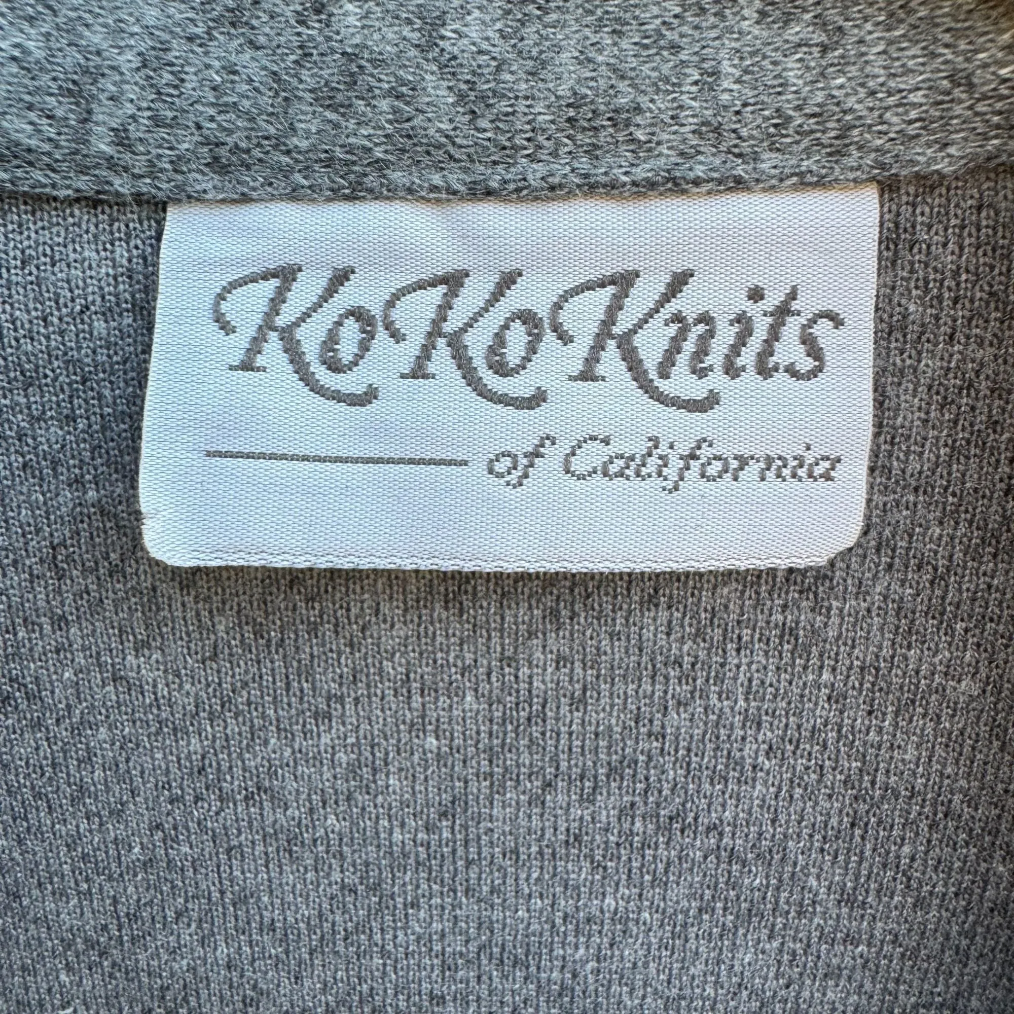 KoKo Knits California Vintage Women's Wool Look Two-Piece Blazer & Skirt Set XL