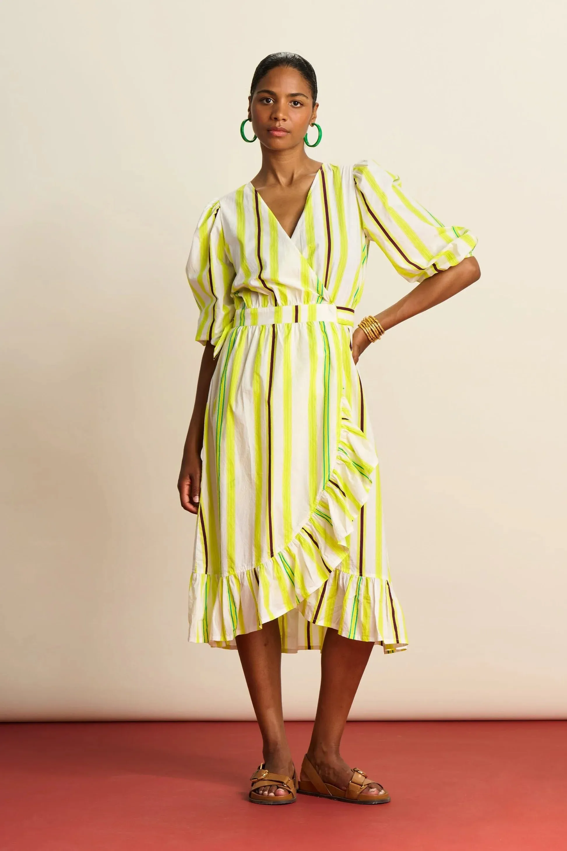 Lemon Stripe Dress