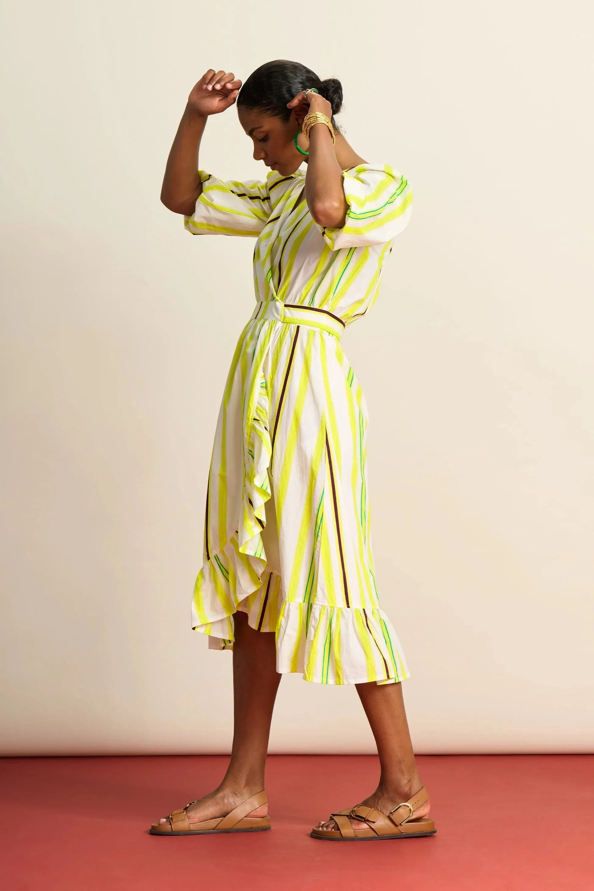 Lemon Stripe Dress