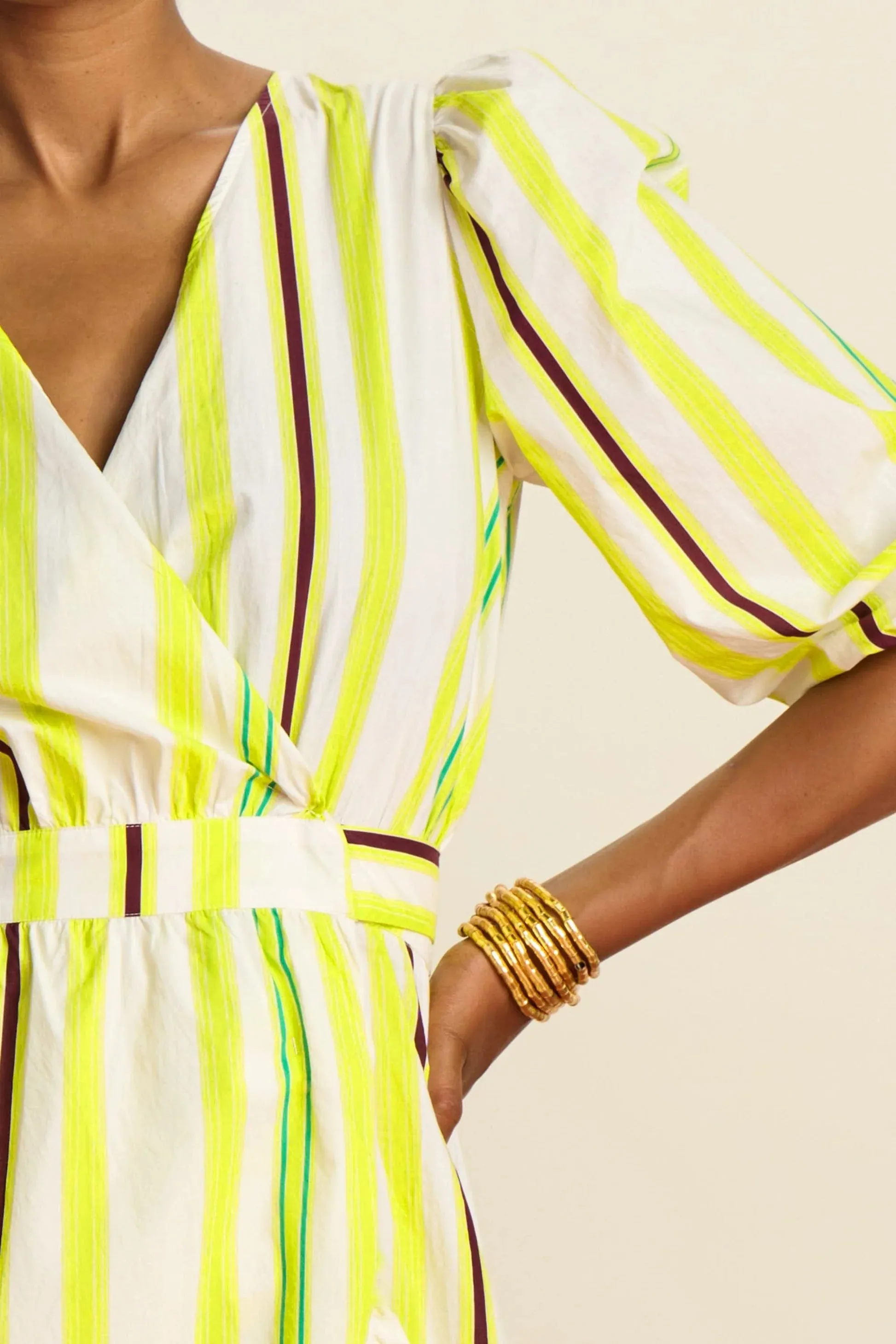 Lemon Stripe Dress