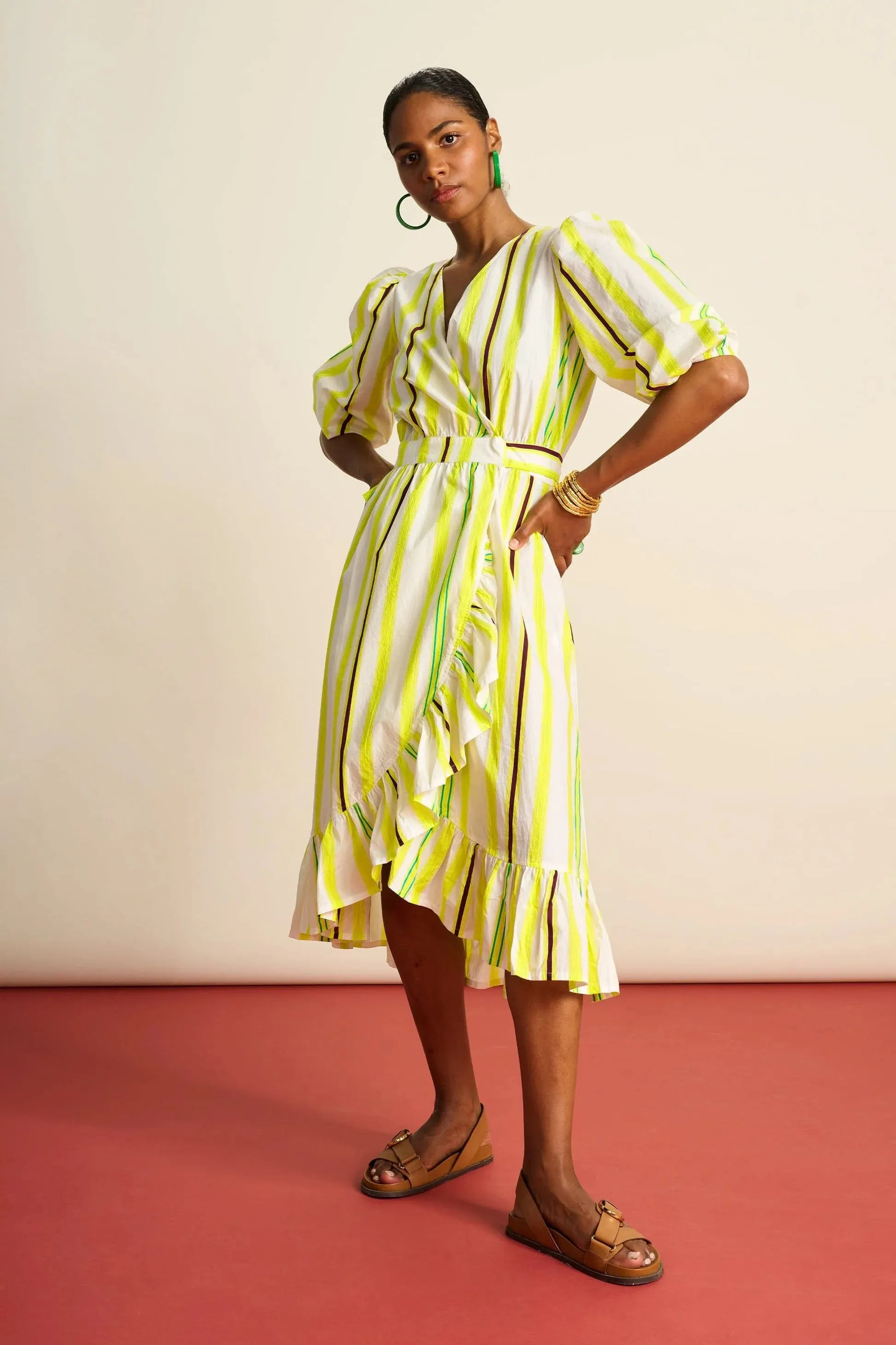 Lemon Stripe Dress