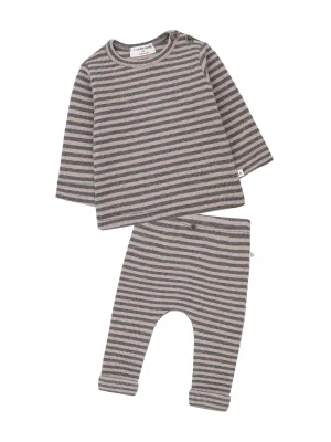 Long Sleeve Striped Legging Set