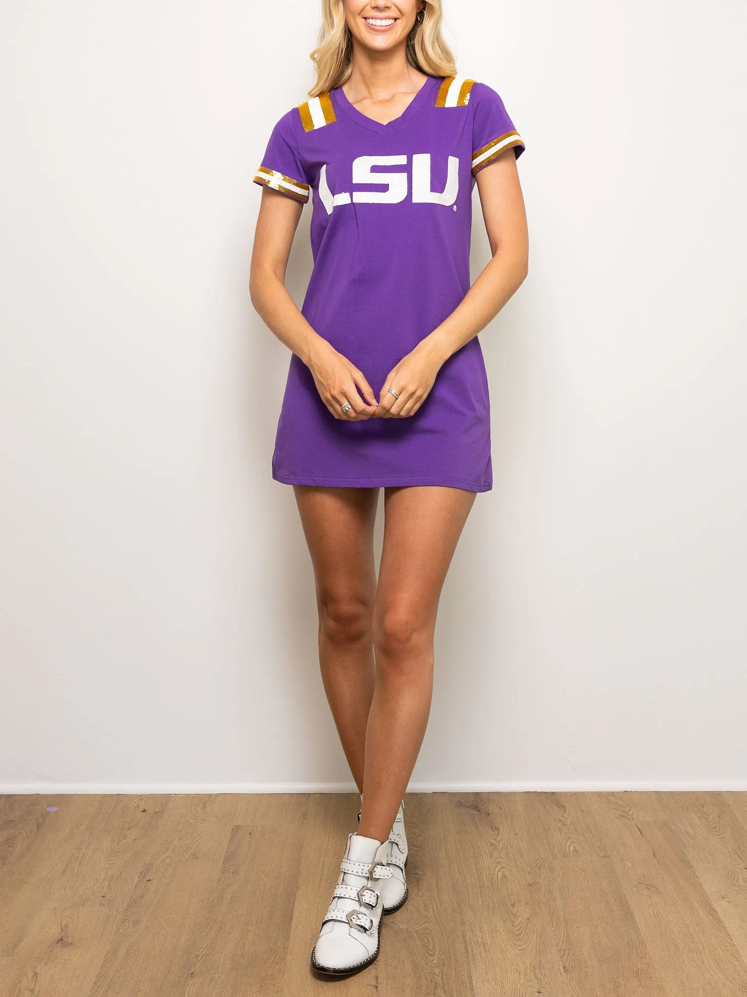 LSU Jersey Dress