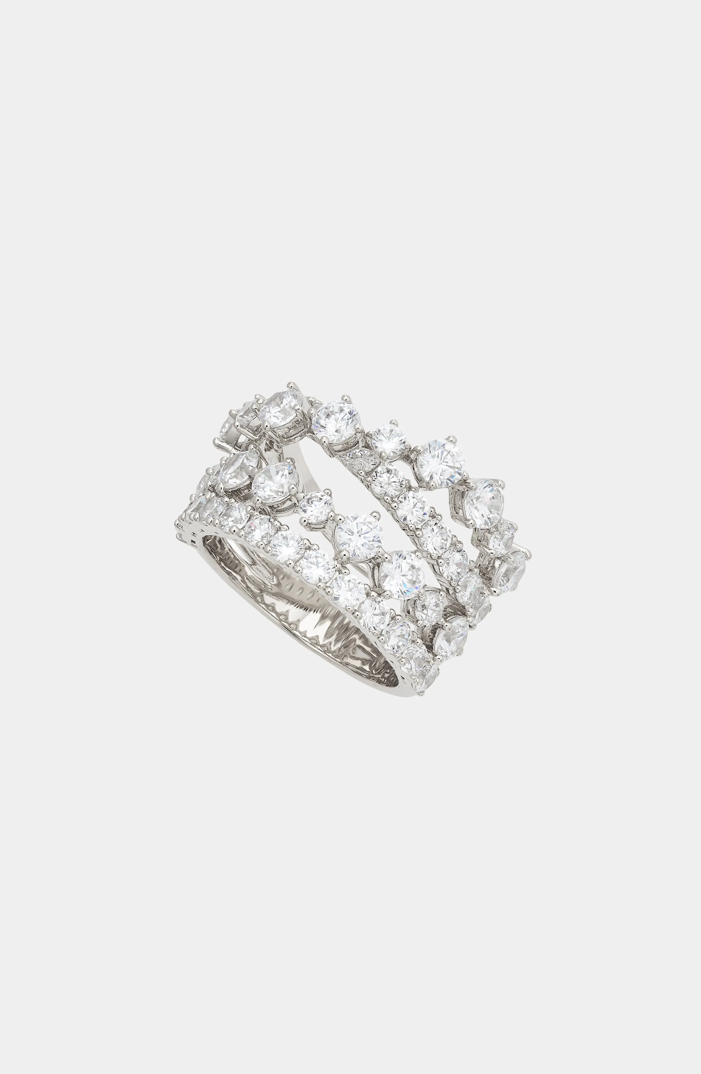 MATCHPOINT CRISSCROSS CZ RING