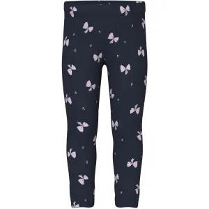 Name It Dark Sapphire Bows Davina AOP Sweat Leggings