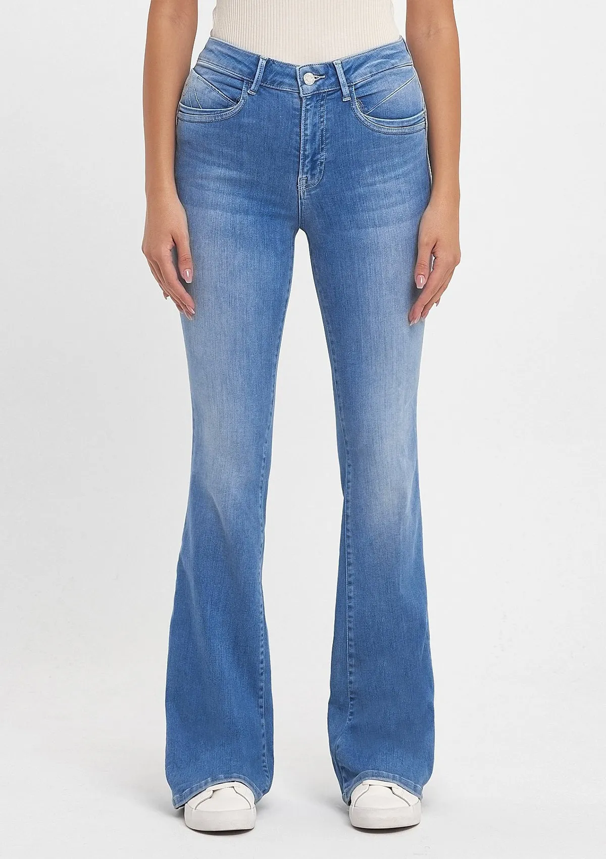 Novi Maisha High Rise Flare Jean