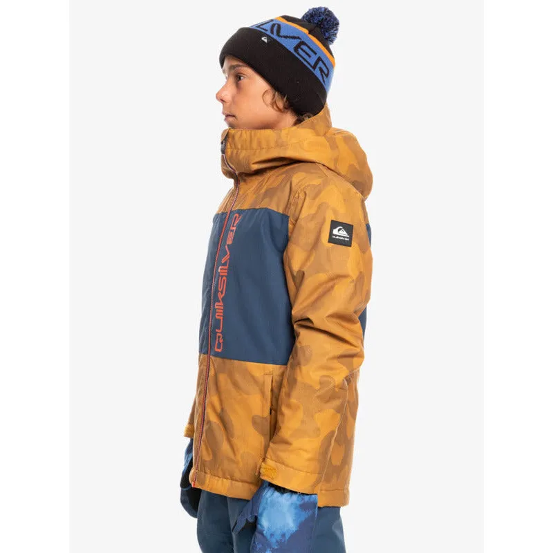 Quiksilver Side Hit Youth Jacket-Buckthorn Brown (CNR1)