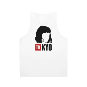 "Money Heist Tokyo Unisex Tank Top: Embrace the Bella Ciao Spirit"