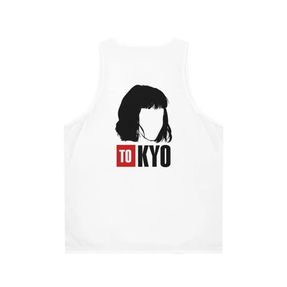 "Money Heist Tokyo Unisex Tank Top: Embrace the Bella Ciao Spirit"