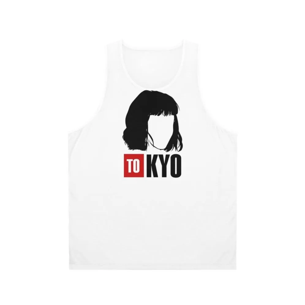 "Money Heist Tokyo Unisex Tank Top: Embrace the Bella Ciao Spirit"