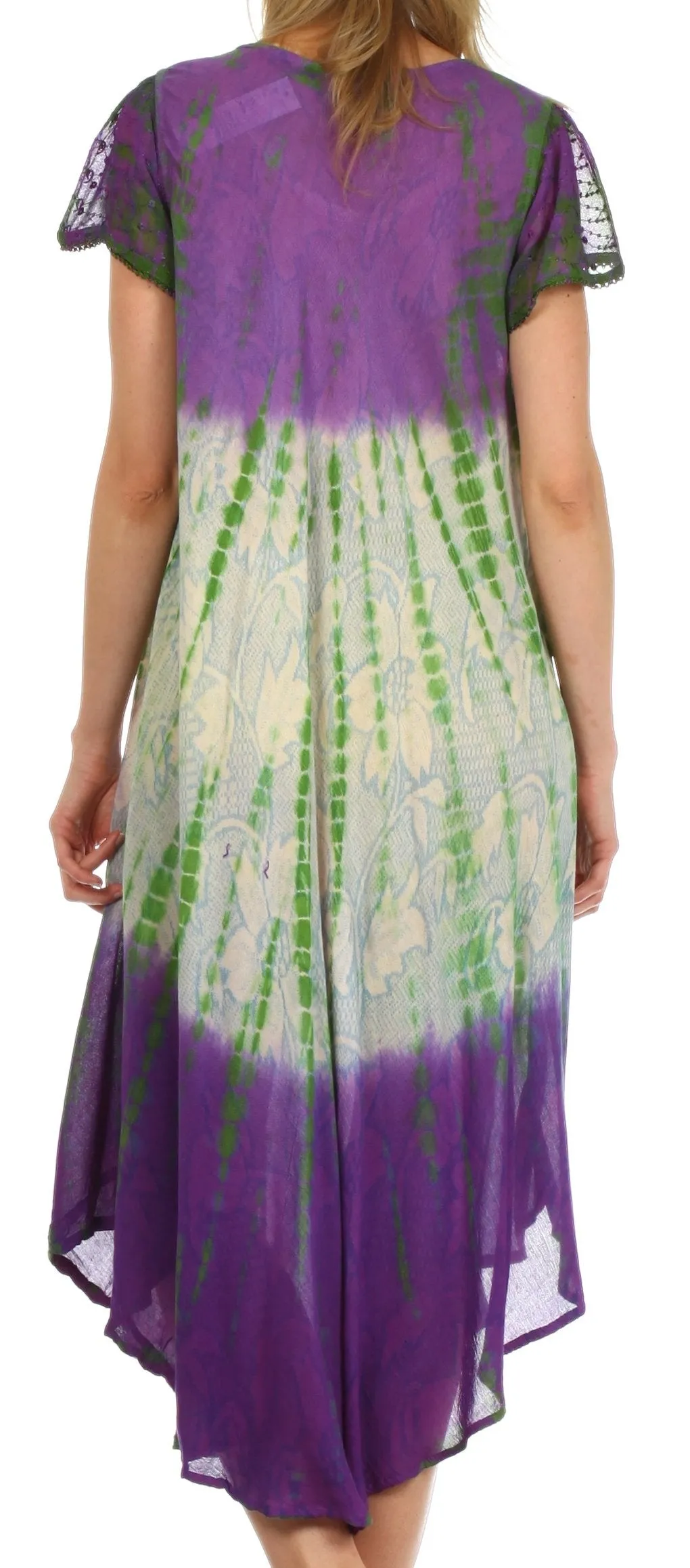 Sakkas Mika Ombre Floral Caftan Dress