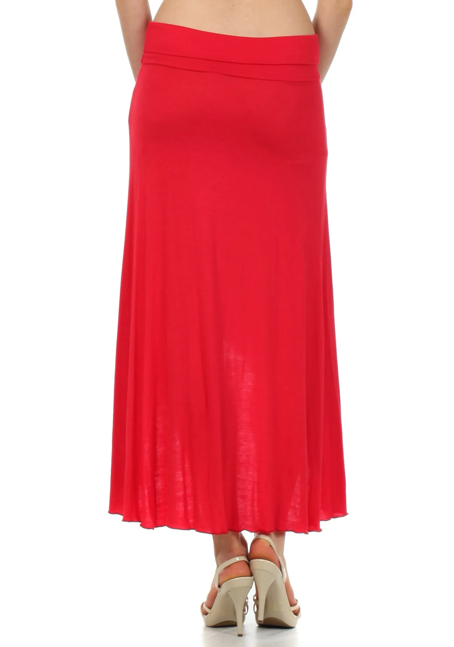 Sakkas Soft Jersey Feel Solid Color Strapless High Low Dress / Skirt