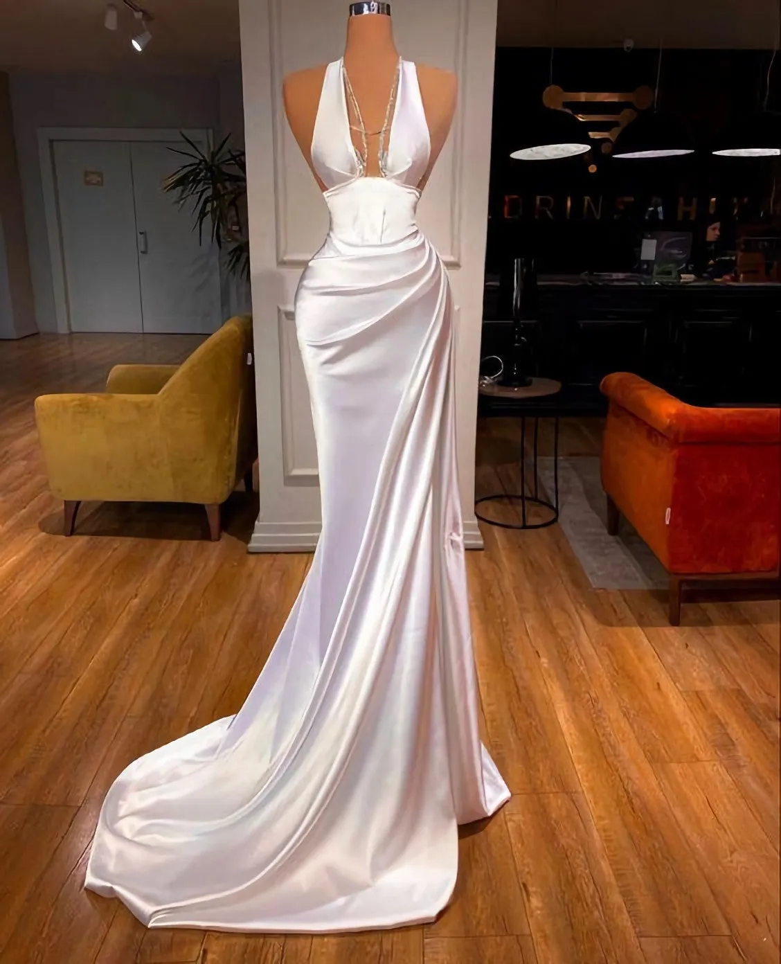 Strapless Prom Dress Sexy Prom Dresses Long Evening Dress