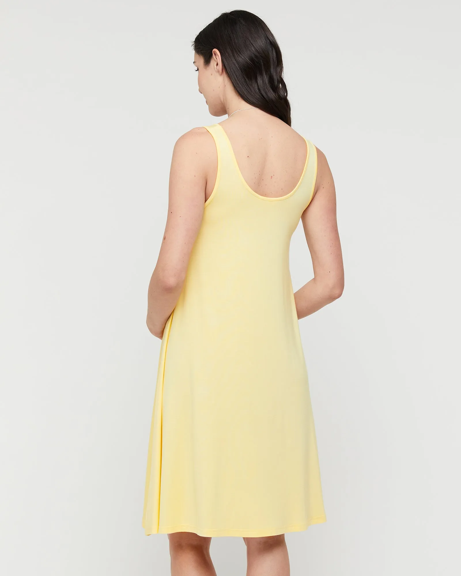 Swing Maternity Dress - Limoncello