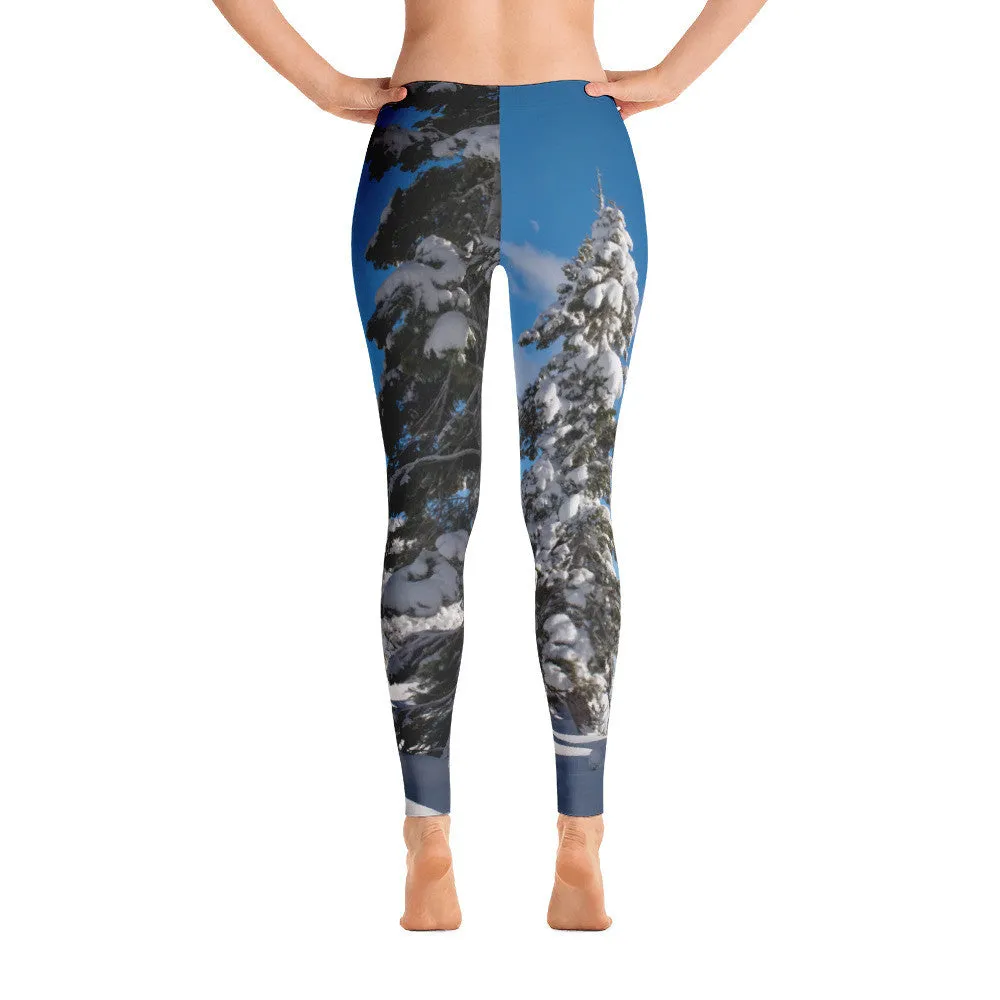 Tahoe Winter Trees Limited Edition Leggings