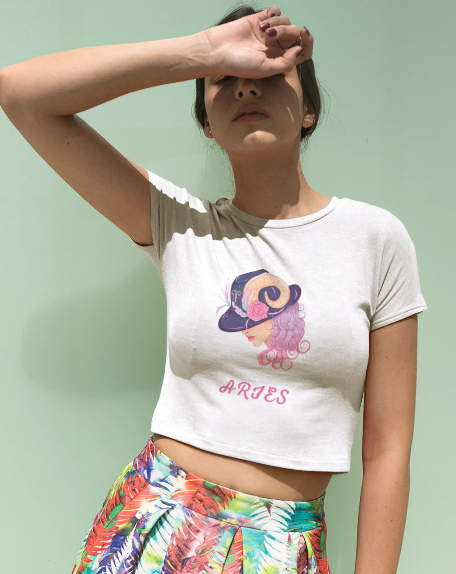 Trendy Women's Stellar Aries Crop Top