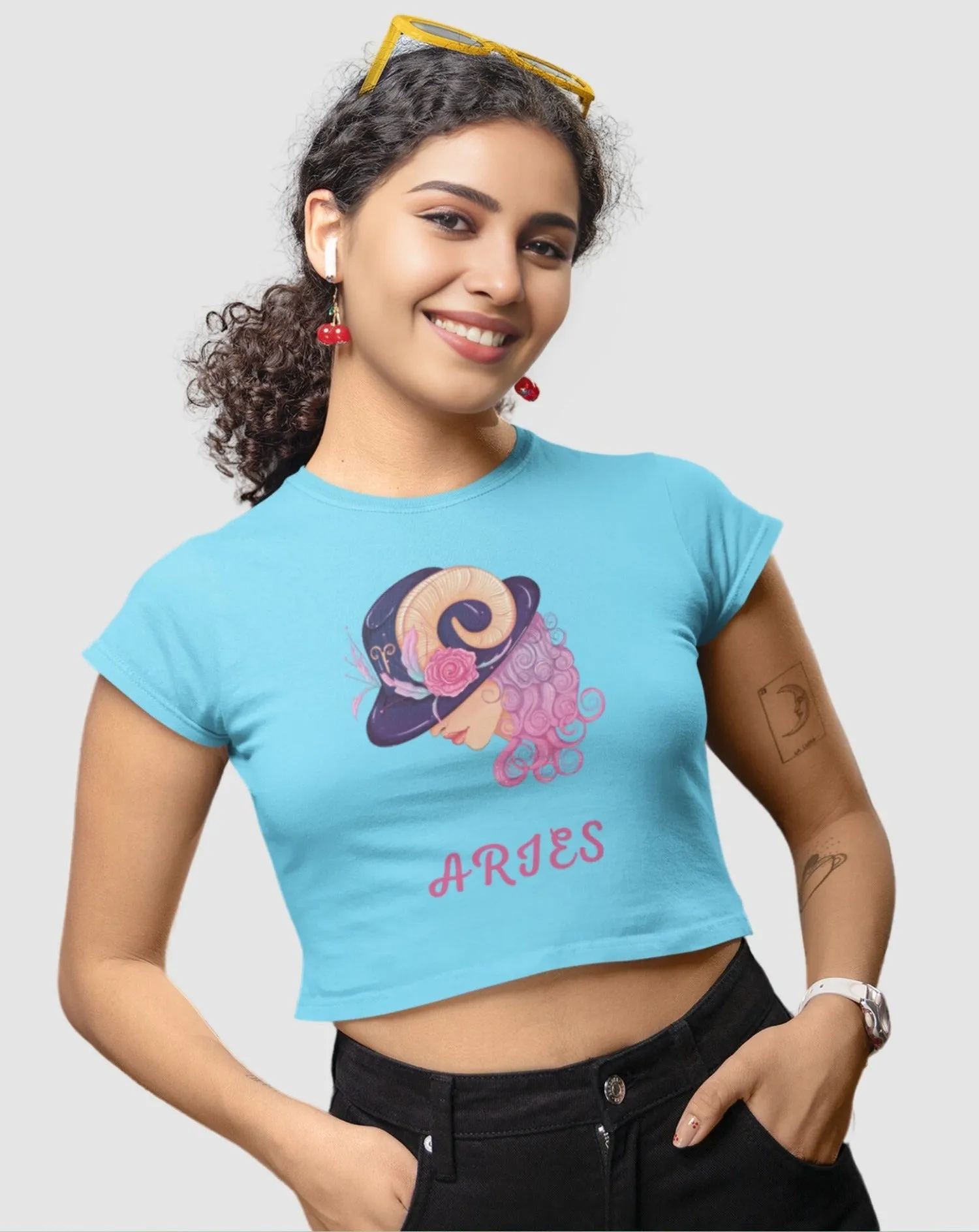 Trendy Women's Stellar Aries Crop Top