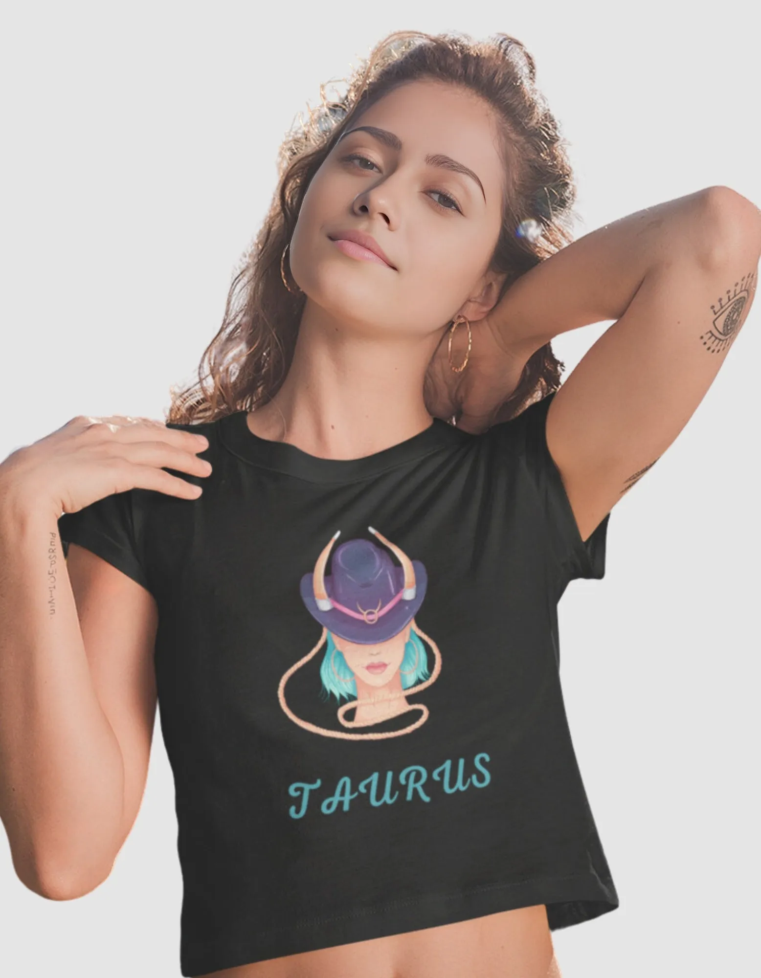 Trendy Women's Stellar Taurus Crop Top