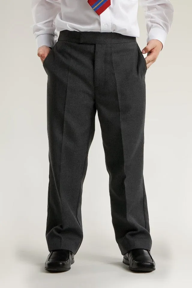 Trutex Junior Trousers Classic Fit Charcoal