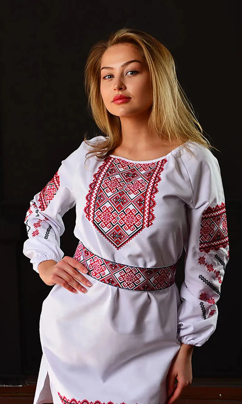 Ukrainian vyshyvanka dress