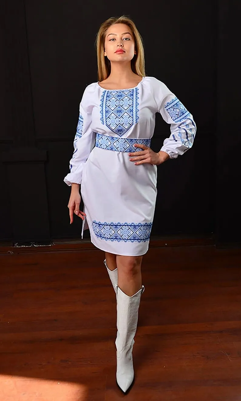 Ukrainian vyshyvanka dress