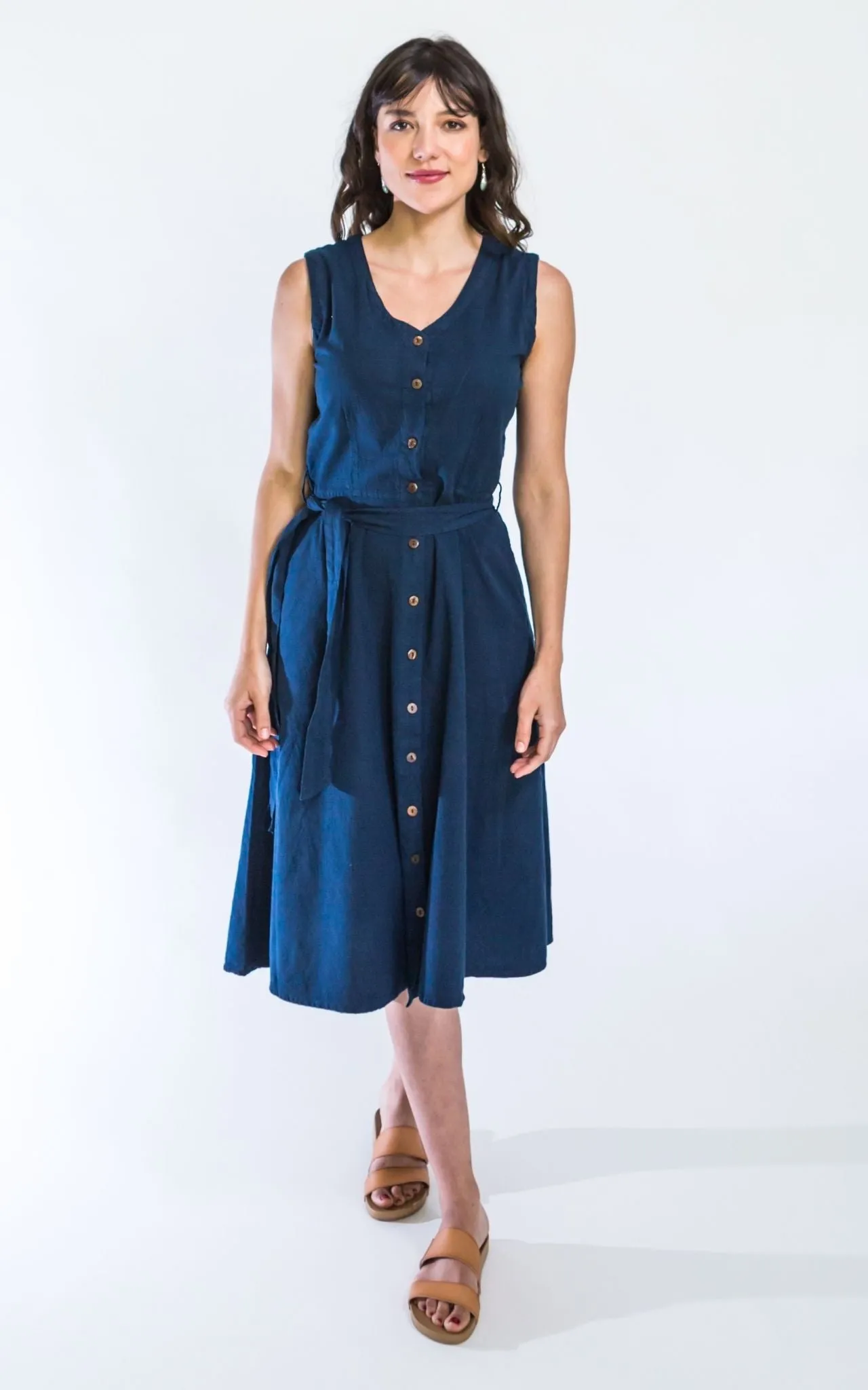 Valentina Dress - Dark Blue